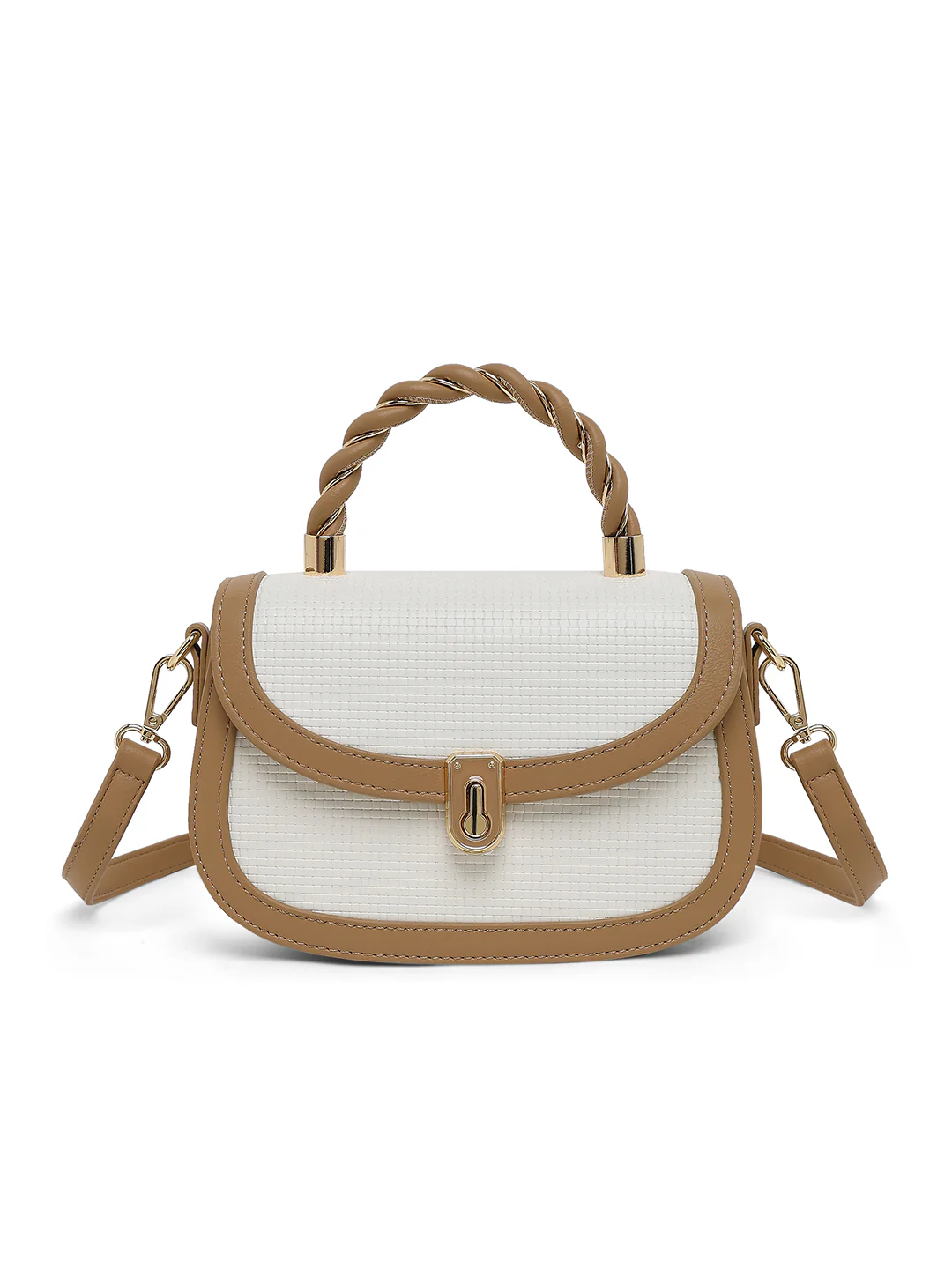 Trinity Flap Small Satchel Bag - Image 7