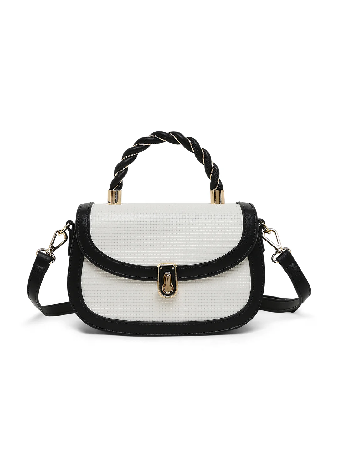 Trinity Flap Small Satchel Bag - Image 14